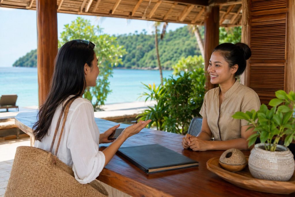 จองรีสอร์ตเกาะกูด สอบถามข้อมูลกับทางรีสอร์ตก่อนชำระเงิน